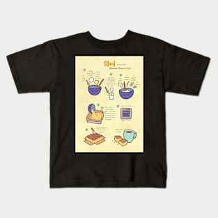 Recipe: Lebanese Turmeric Cake (sfoof) Kids T-Shirt